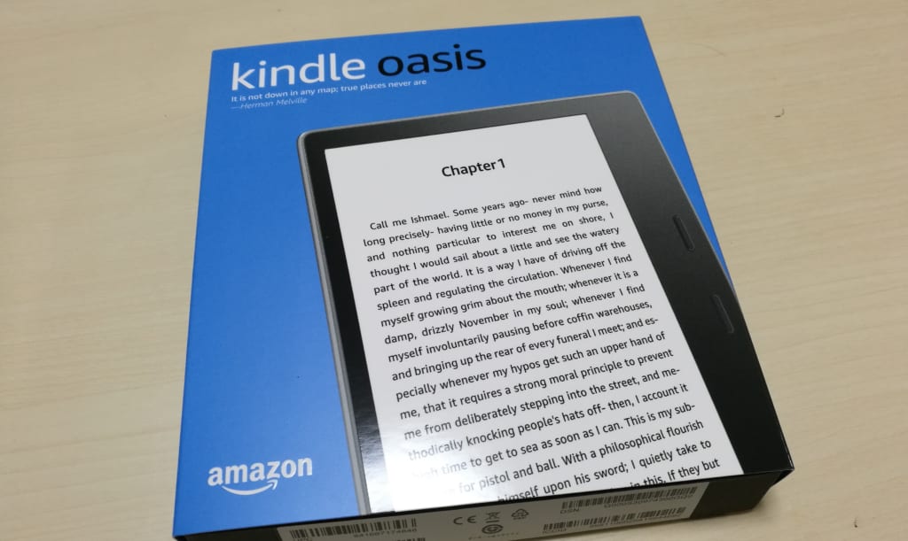 Kindle oasis 第9世代 2017 を購入したのでレビュー1